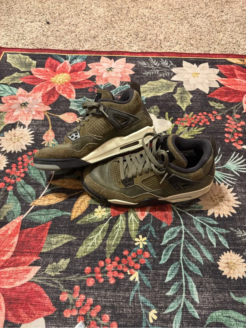 Men's Olive Green Air Jordan 4